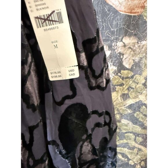 NWT Anthropologie Strapless Velvet Burnout Dress Size M - Picture 10 of 11
